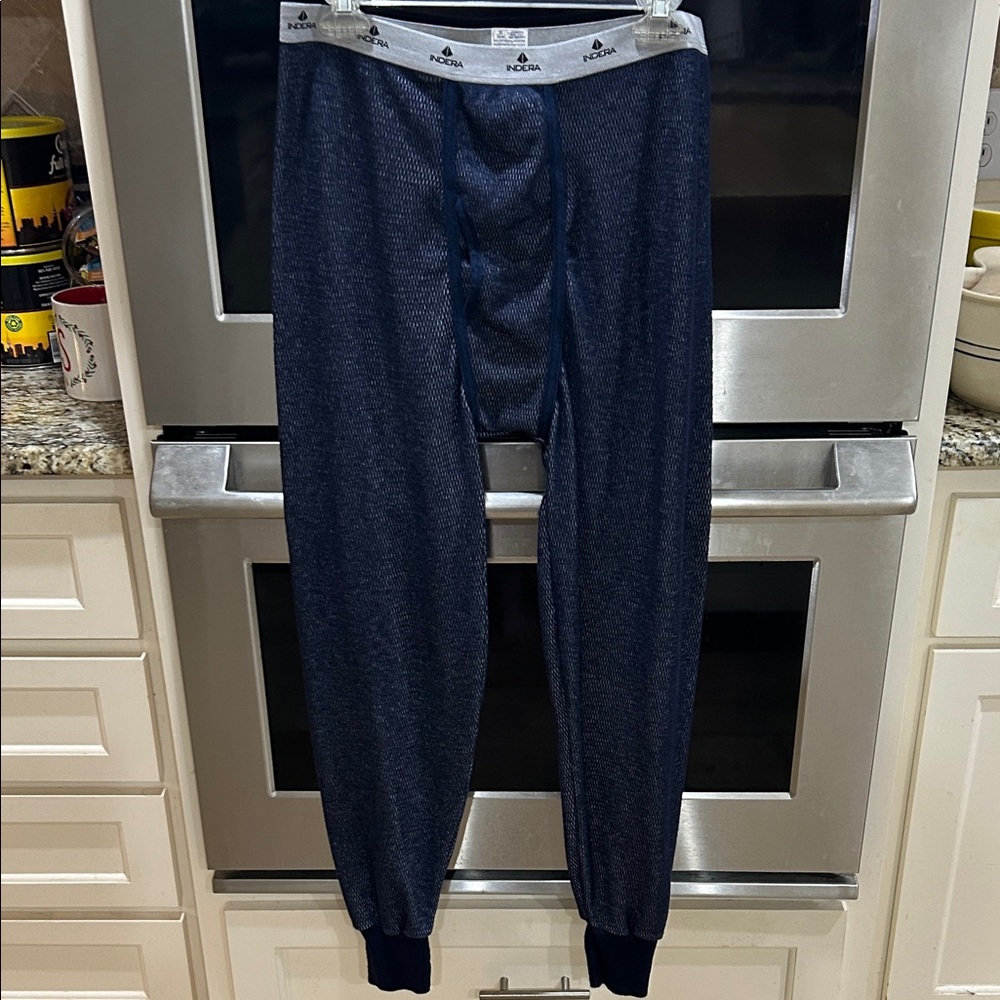Indera size XL Men's Blue longjohns